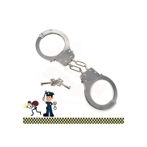 GOLDEN Spielzeug-Polizei Polizei Handschellen Kinder aus Metall Mit Schlüssel