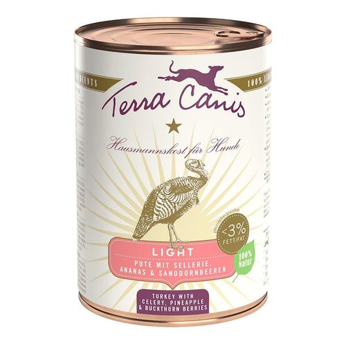 Terra Canis Light – Pute mit Sellerie 6x400g