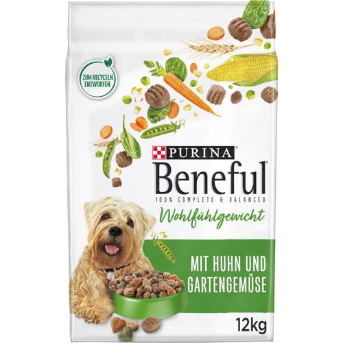 PURINA BENEFUL Wohlfühlgewicht, Huhn & Gemüse 2x12kg