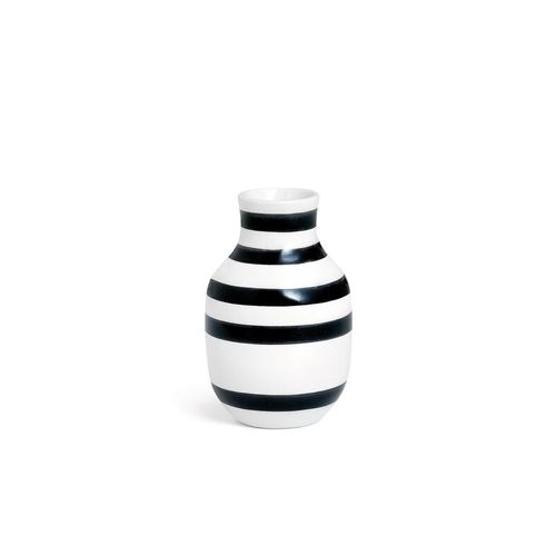 Kähler Design - Omaggio Vase H 12,5 cm, schwarz