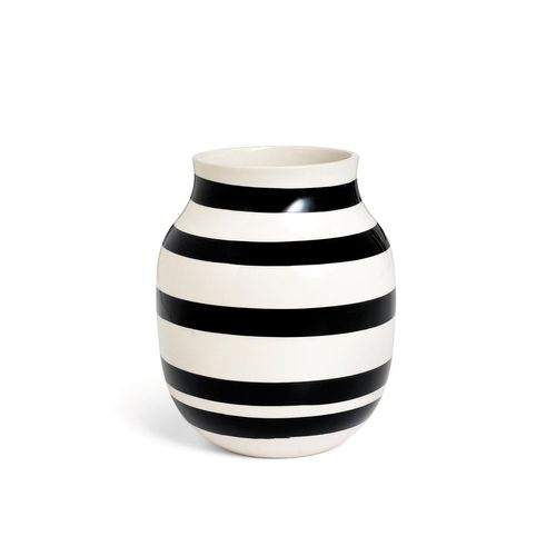 Kähler Design - Omaggio Vase H 20 cm, schwarz