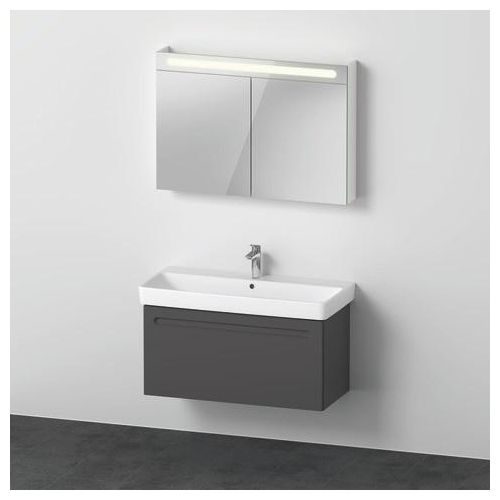 Duravit Duravit No.1 Möbelwaschtisch mit Waschtischunterbau und Spiegelschrank 1000x450x2000 mm - N1 N10184049490000