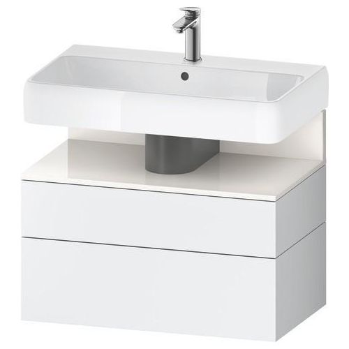 Duravit Qatego Waschtischunterbau wandhängend Weiß Matt 790x470x590 mm - QA4394022180000 QA4394022180000
