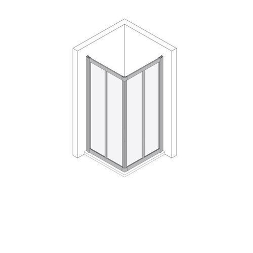 Koralle Eckdusche TwiggyTop EDSTT2S L 75, V410807519A21 V410807519A21