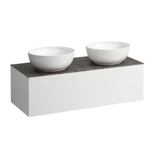 LAUFEN Waschtischunterschrank und Waschtischplatte ALESSI 500x1200x370 H4323140972601