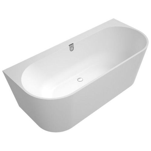 Villeroy & Boch Vorwand-Badewanne Oberon 2.0 1800x800x620mm Stone White, Q180OBR9CD00VRW Q180OBR9CD00VRW
