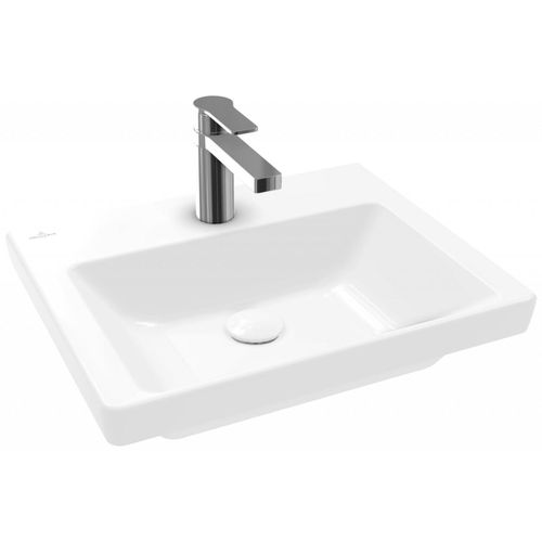 Villeroy & Boch Subway 3.0 Handwaschbecken, 500 x 400 x 145 mm, Weiß Alpin CeramicPlus, ohne Überlau 437051R1