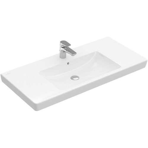 Villeroy & Boch Schrankwaschtisch Subway 2.0 7175 1000x470mm, 3 Hahnlöcher, mit Überlauf, geschliffe 71751GR1