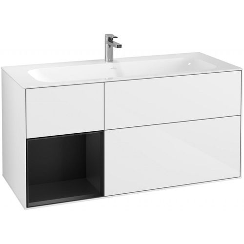 Villeroy & Boch Waschtischunterschrank Finion F06 1196x591x498mm mit Regalelement, F060PDGF F060PDGF