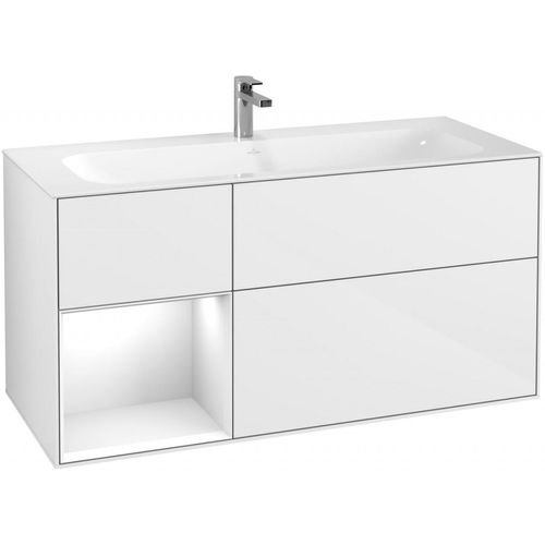 Villeroy & Boch Waschtischunterschrank Finion F06 1196x591x498mm mit Regalelement, F060GFGF F060GFGF