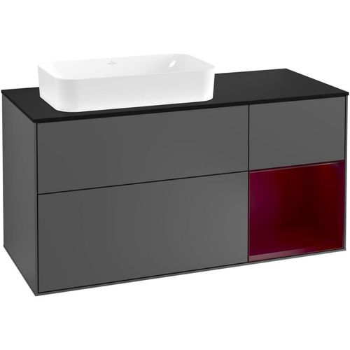 Villeroy & Boch Waschtischunterschrank Finion G28 1200x603x501mm Bel.. WT li, G282HBGK G282HBGK