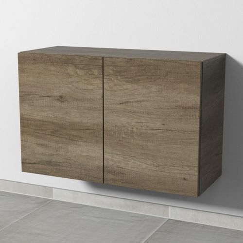 Sanipa 4balance Anbauschrank mit 2 Türen, Eiche-Nebraska, DL13937 DL13937