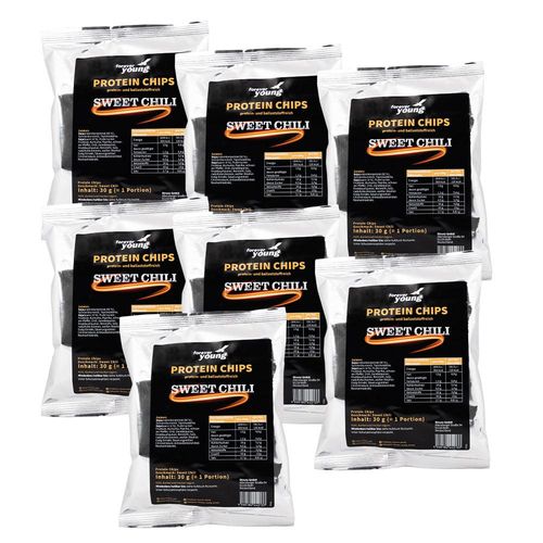 forever young Protein Chips - Sweet Chili 10er Pack