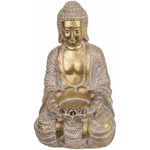 Buddha -Figurenfiguren Buddha -Figur Buddha Buddhas 19x10x11cm 27973 – Dorado – Signes Grimalt