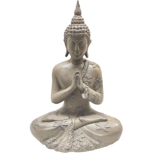 Buddha -Figurenfiguren Buddha Buddha Gray 9x15x22CM 29574 – Gris – Signes Grimalt