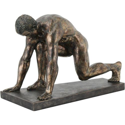 Signes Grimalt Person -Abbildungen Abbildung Mann Corrredor Bronze grau 17x35x23cm 25292