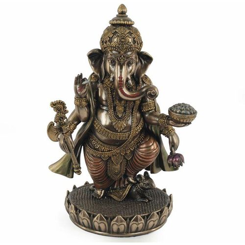 Buddha -Figurenfiguren Ganesha Buddhas Gold 10x12x19cm 83836 – Dorado – Signes Grimalt