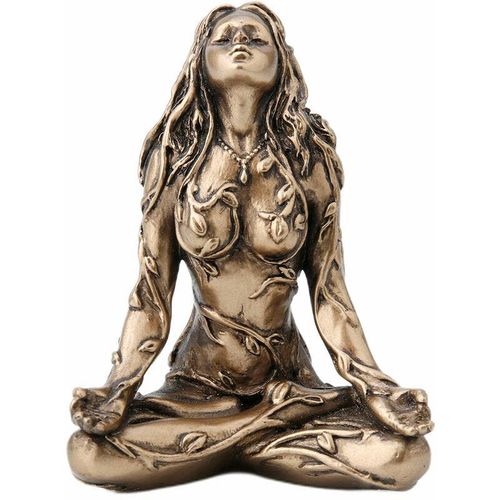 Figurenfiguren Figur Göttin Gaia-Madre Gold Bronze 4x5x7cm 28836 – Dorado – Signes Grimalt