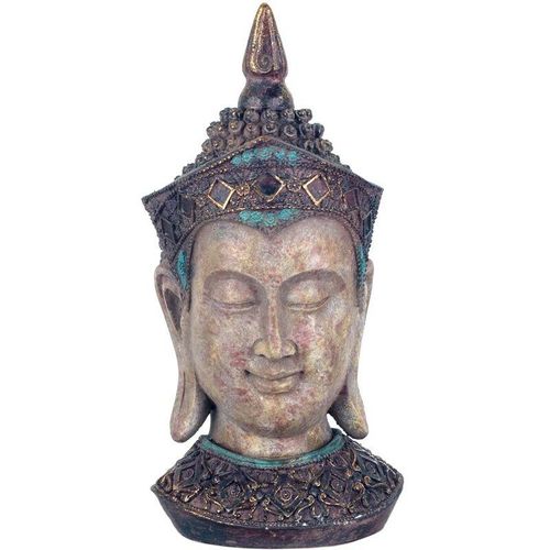 Buddha -Figurenfiguren Buddha Buddha Head Buddhas 14x15x32cm 25322 – Gris – Signes Grimalt