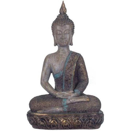 Buddha -Figurenfiguren Buddha sitzt grauer Buddha 11x18x30cm 25339 – Gris – Signes Grimalt