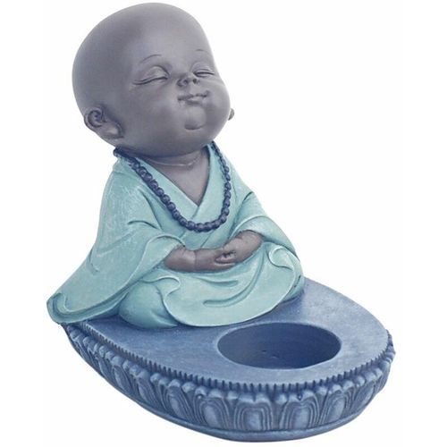 Buddha -Figurenfiguren Buddha Buddha Buddas 9x14x12CM 16689 – Azul – Signes Grimalt