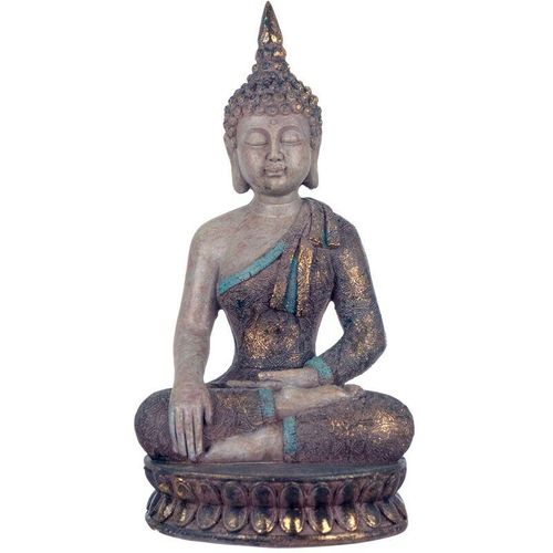 Buddha -Figurenfiguren Fudda sitzt graue Budas 11x14x26cm 25324 – Gris – Signes Grimalt