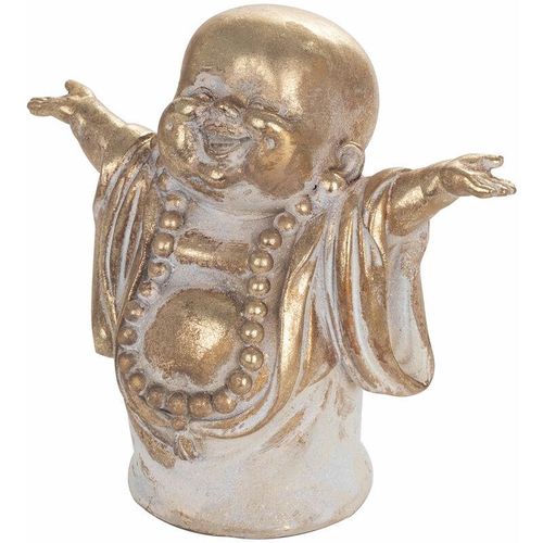 Buddha -Figurenfiguren Figure Happy Monk Buddhas Golden 15x10x17cm 28028 – Dorado – Signes Grimalt