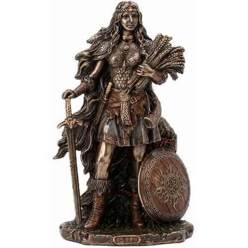 Figurenfiguren Figur Göttin Lady Sif Nord Bronze Gold 10x12x21cm 28837 – Dorado – Signes Grimalt