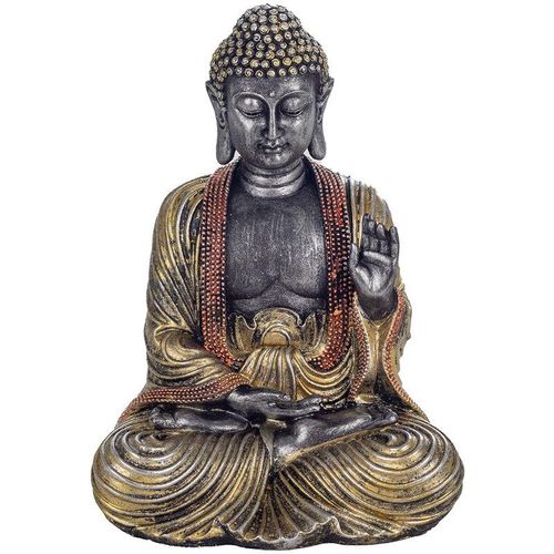 Buddha -Figurenfiguren Buddha -Figur meditiert Buddhas schwarz 22x12x16cm 28019 – Negro – Signes Grimalt