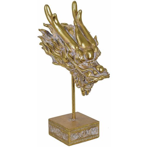 Signes Grimalt – Tierfigur Figuren Drachenschmuck mit goldenen Tieren 12x18x34cm 27128 – Dorado
