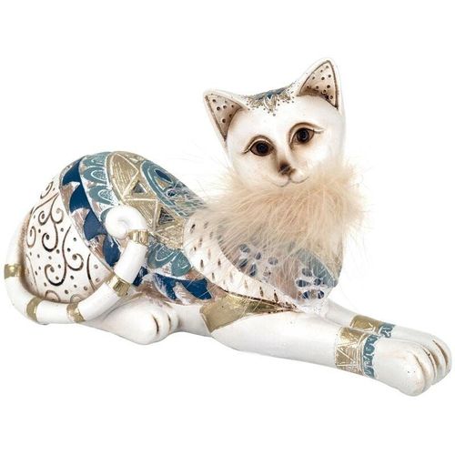 Katzenfigur Figuren Figure Cat -Tiere mehrfarbig 8x21x13cm 24275 – Multicolor – Signes Grimalt