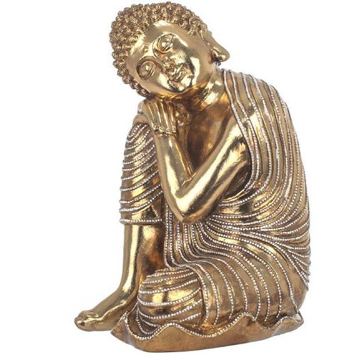 Buddha -Figurenfiguren Fuddda sitzt Golden Buda 33x19x22cm 25131 – Dorado – Signes Grimalt