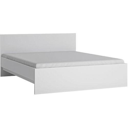 Bett Doppelbett 160cm in weiß FORTALEZA-129, b/h/t ca. 166,6/85/206,2 cm – weiß