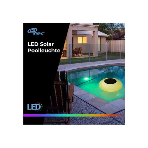 @tec Pool-Lampe schwimmendes Pool Licht (Dm. 25 cm)