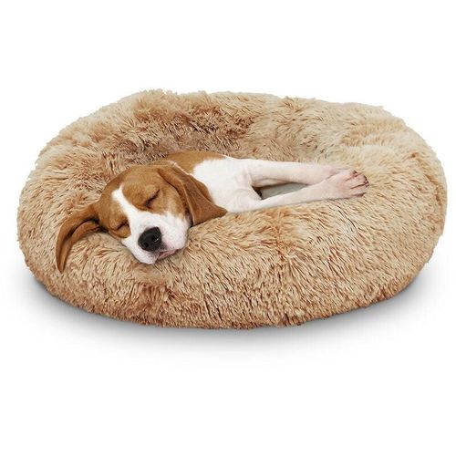 Mediashop - Peaceful Pooch m - flauschiges Hundebett - 76cm Durchmesser - faltbar - in versch. Größen - Katzenbett - waschbar - herausnehmbare