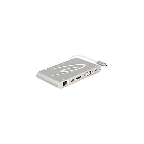 Delock USB Type-C 3.1 Docking Station 4K - Dockingstation - USB-C - VGA, HDMI, Mini DP - GigE