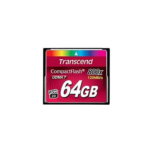 Transcend - Flash-Speicherkarte - 64 GB - 800x - CompactFlash