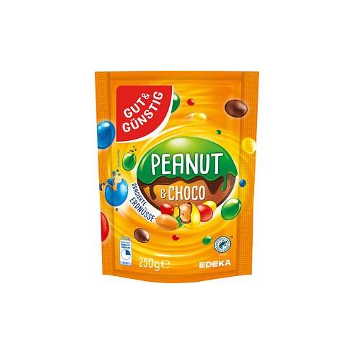 GUT&GÜNSTIG Peanut & Choco bunt Erdnüsse 250,0 g