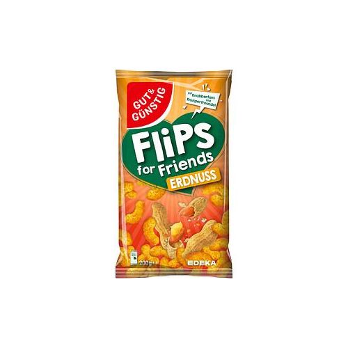 GUT&GÜNSTIG Erdnussflips Chips 200,0 g