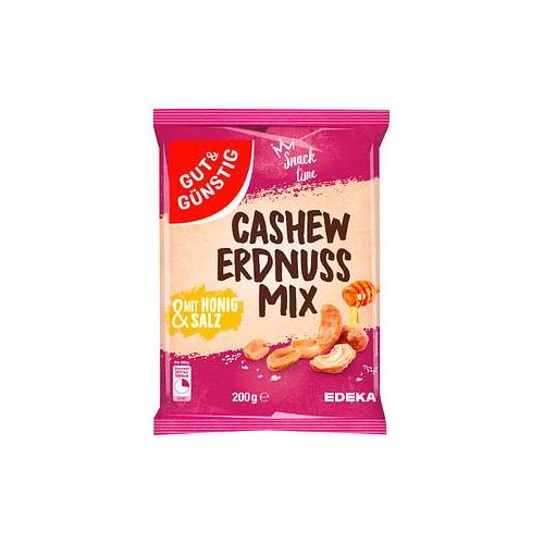 GUT&GÜNSTIG Cashew-Erdnuss-Mix Nüsse 200,0 g