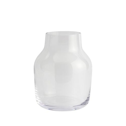 Muuto - Silent Vase, Ø 15 cm, klar