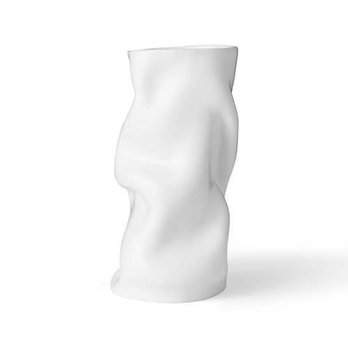 Audo - Collapse Vase, H 30 cm, weiß