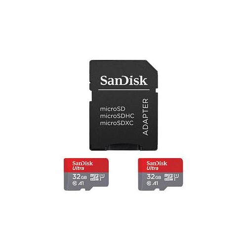 2 SanDisk Speicherkarten microSDHC Ultra 32 GB