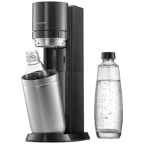 Sodastream Wassersprudler Duo Titan inkl. 1 Glasflasche, inkl. 1 PET-Flasche