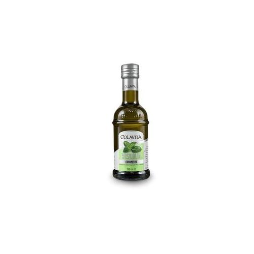 Colavita Aromatisiertes natives Olivenöl Extra mit Basilikum 250 ml