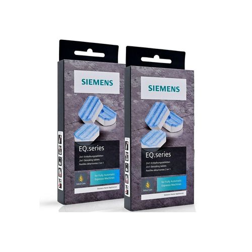SIEMENS Siemens Entkalkungstabletten TZ80002A Set 2 x 3 Stück Entkalker (für 6 Entkalkungsvorgänge)