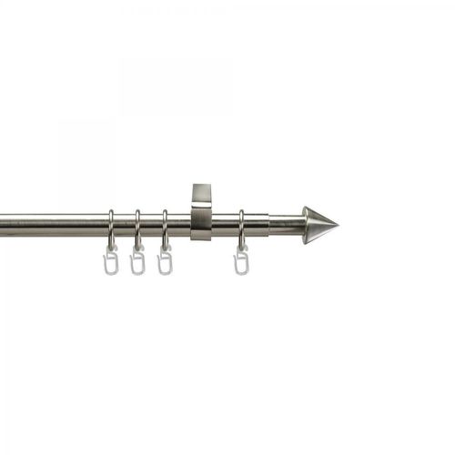 Gardinenstange, Stilgarnitur, Komplettgarnitur - Modern line 16 mm Kegel 120-200 cm ausziehbar, edel