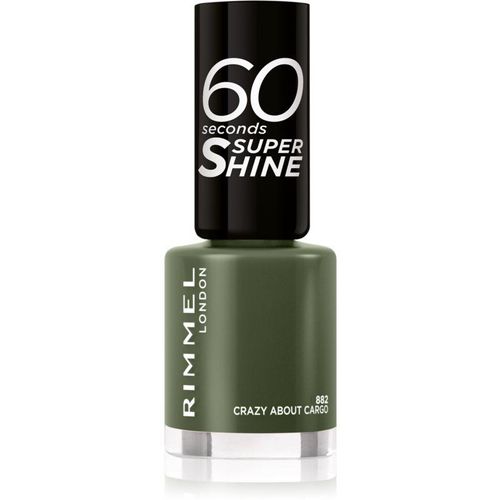 Rimmel 60 Seconds Super Shine nail polish shade 882 Crazy About Cargo 8 ml