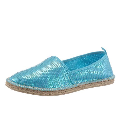 CITY WALK Espadrille, türkis, Gr.39