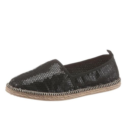 CITY WALK Espadrille, schwarz, Gr.39